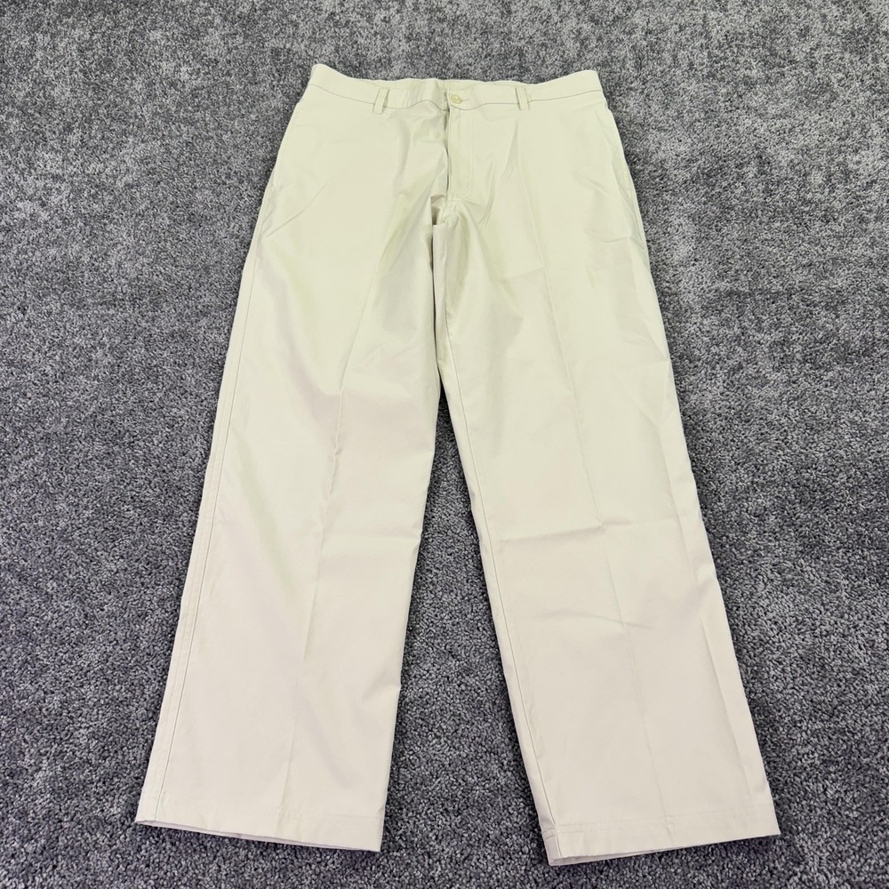 C9 By Champion Pants Mens 36x30 Beige Microfiber Chino Straight Casual Workwear